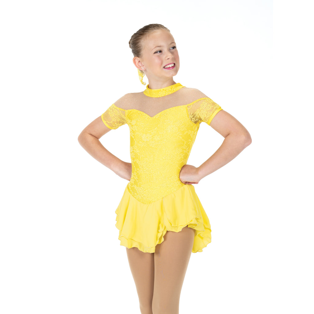 Jerry's 639 Loveliness Dress Youth Sun Yellow Off-the -Shoulder