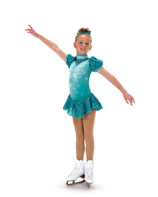 Jerry's 640 Pixie Dust Dress Youth Turquoise Short Sleeves