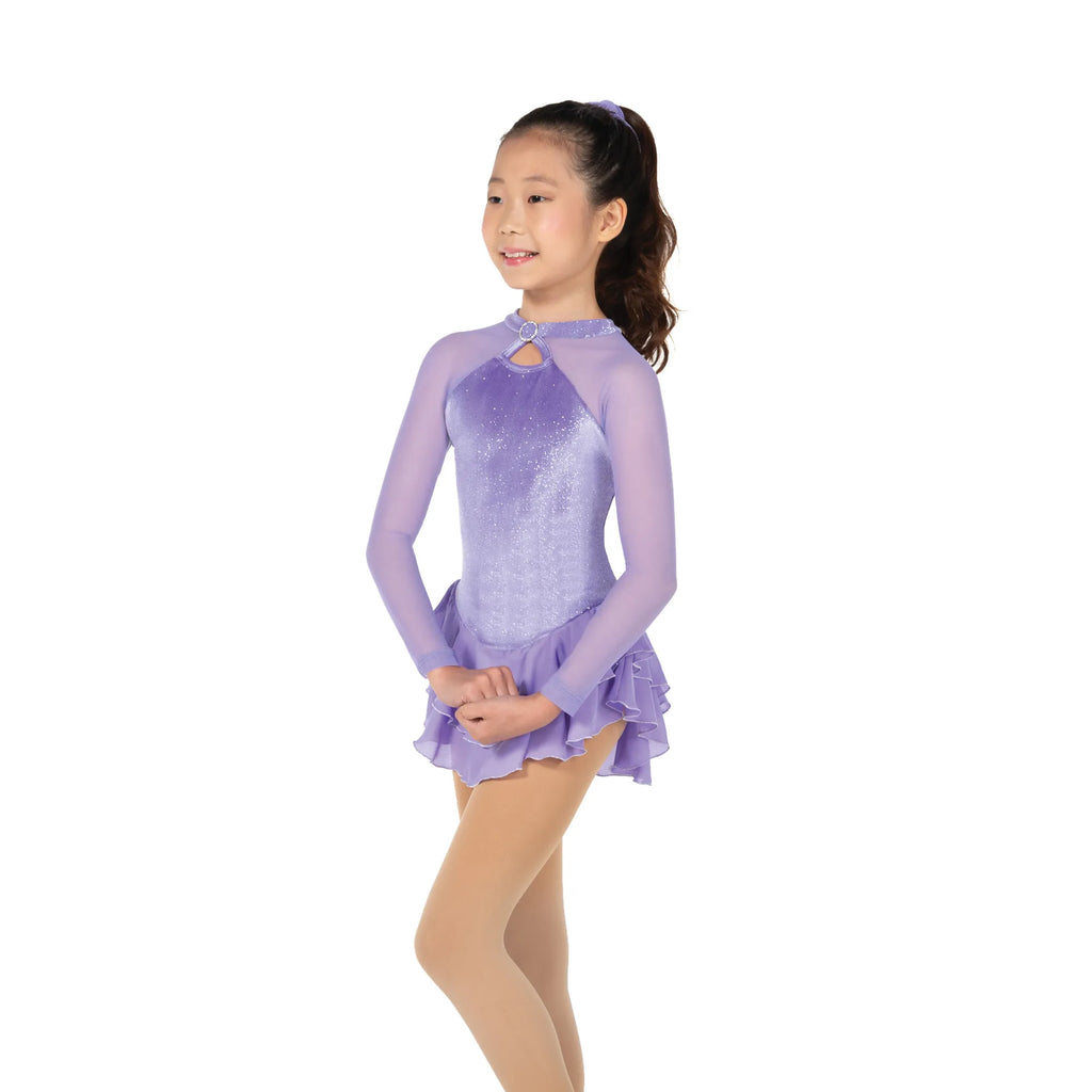 Jerry's 645 Shimmer Dress Soft Iris Adult Small Long Sleeves