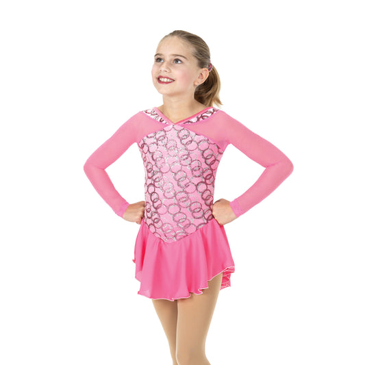 Jerry's 650 Rings of Bling Dress Youth Pink Long Sleeves