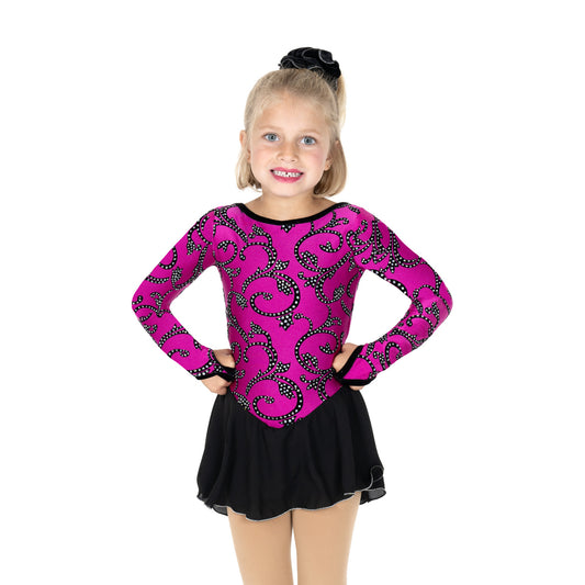 Jerry's 653 Triple Twirl Dress Youth Pink Long Sleeves