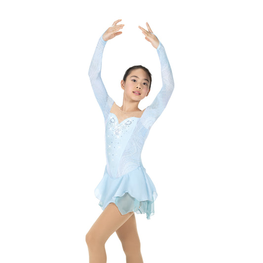 Jerry's 658 Crystal Water Dress Youth Clear Blue Long Sleeves