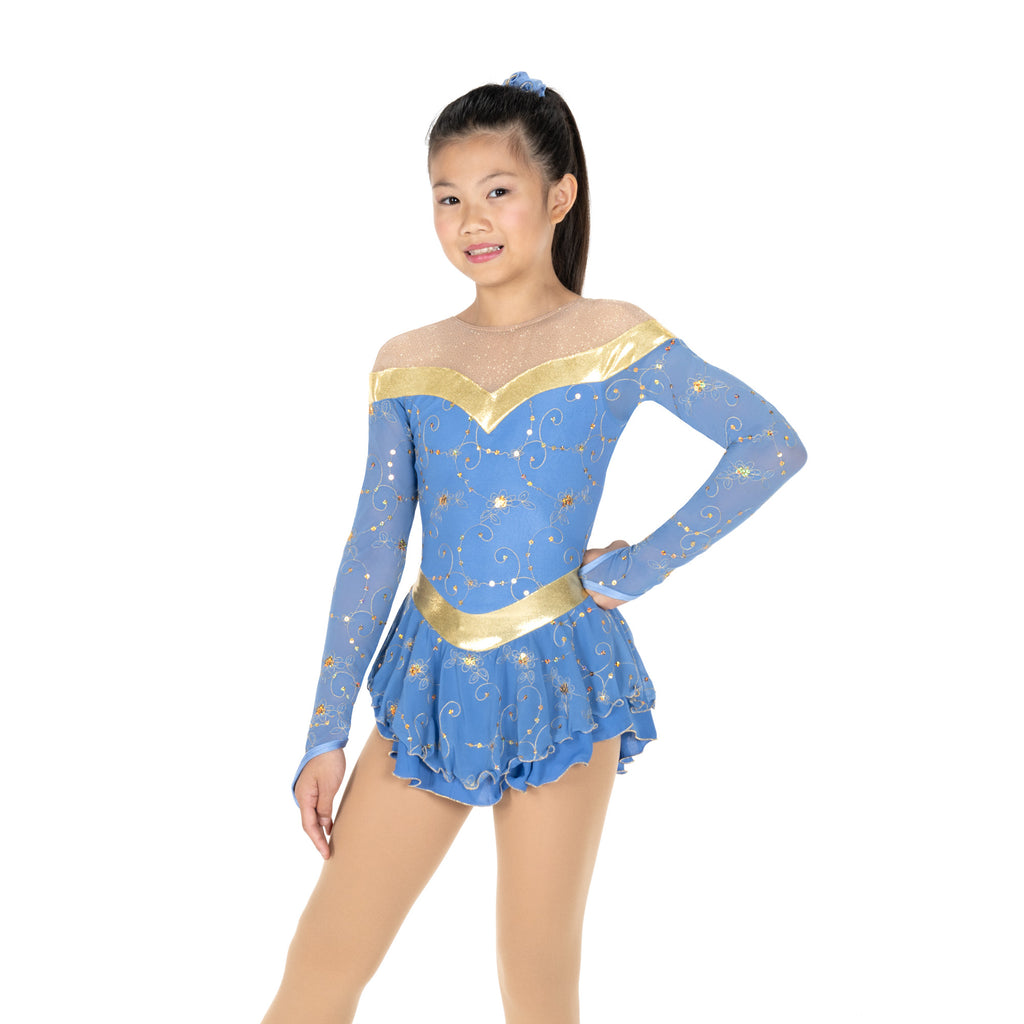 Jerry's 701 Cinderella Dress Youth Blue Off-the-Shoulder