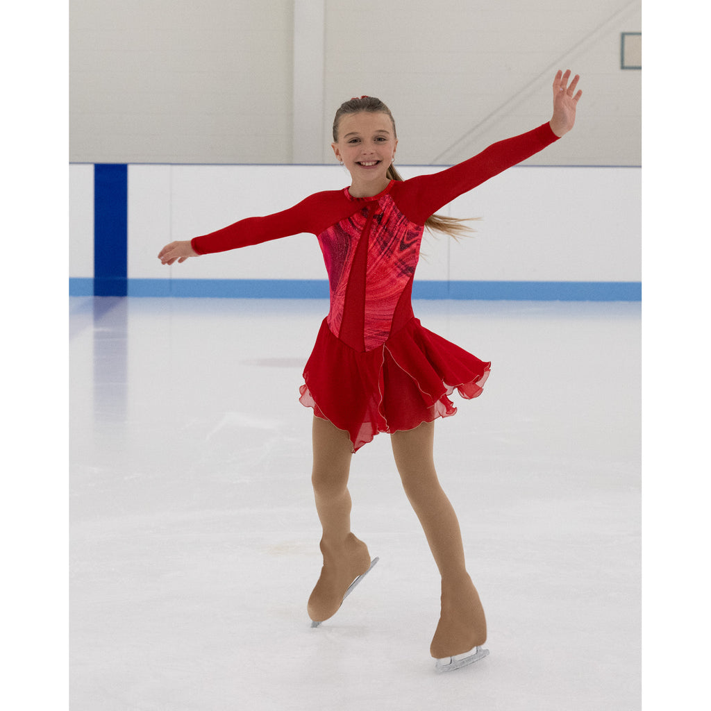 Jerry's 704 Adventuress Dress Youth Fiery Red Long Sleeves