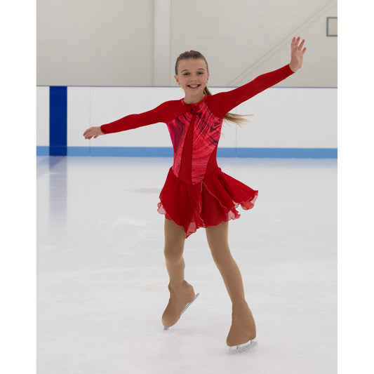 Jerry's 704 Adventuress Dress Youth Fiery Red Long Sleeves
