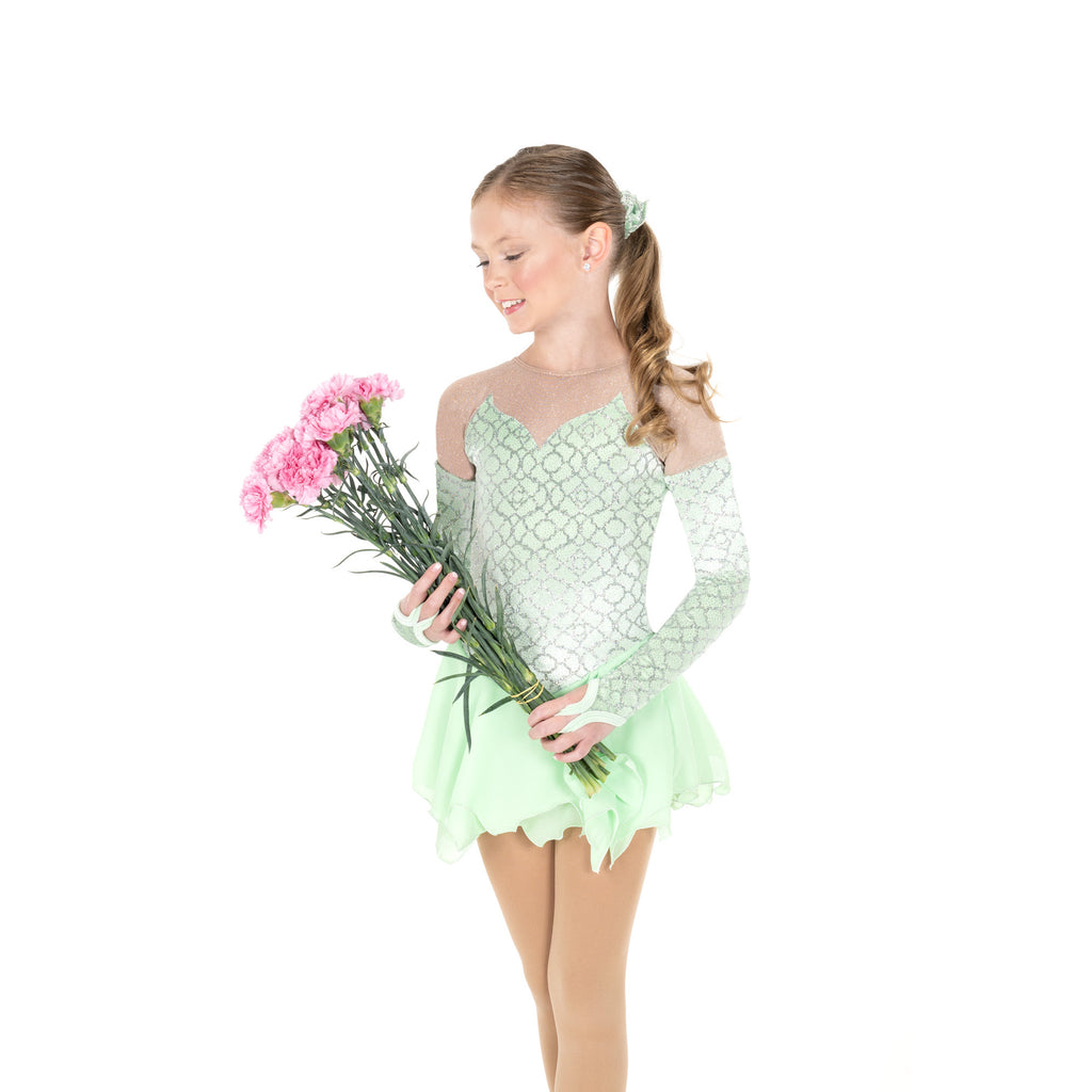 Jerry's 717 Tiarella Dress Youth Pale Green Long Sleeves