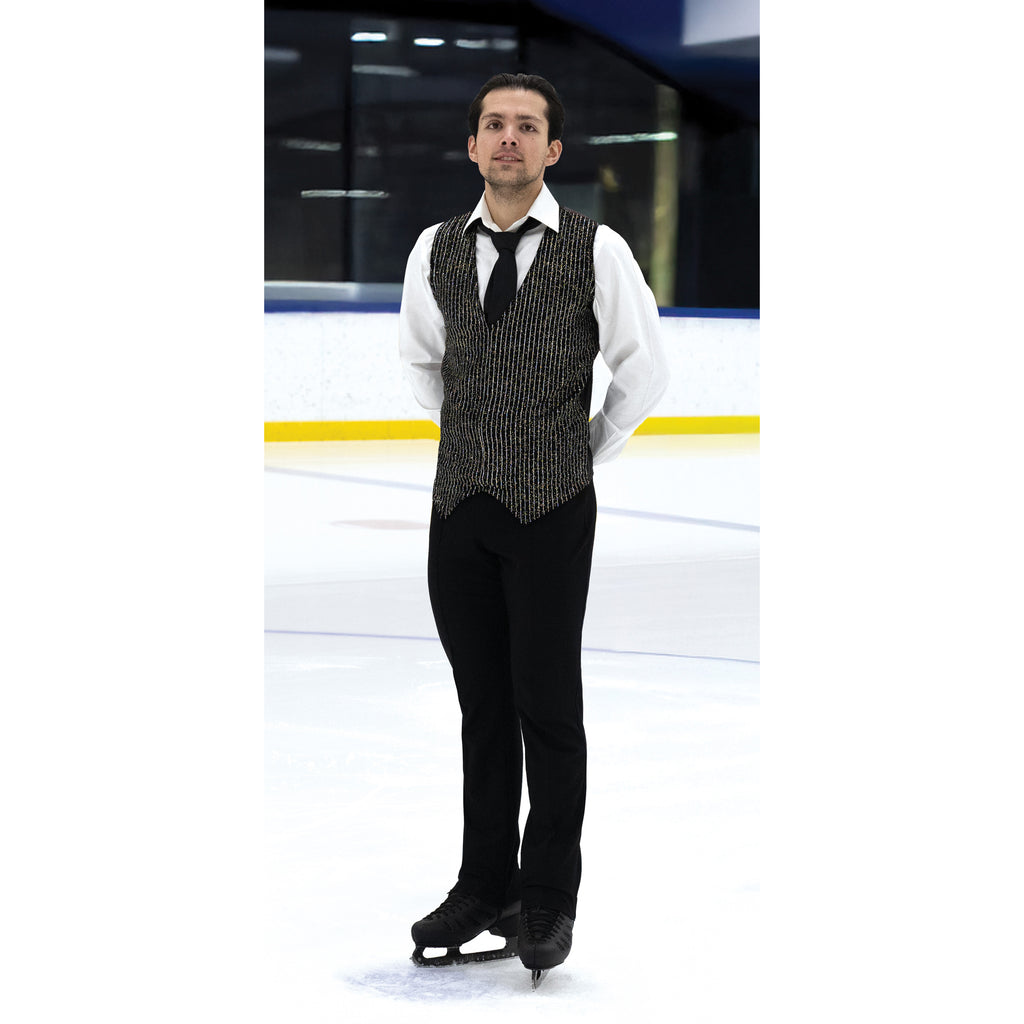 Jerry's 827 Mens Pinstripe Vest Youth Black