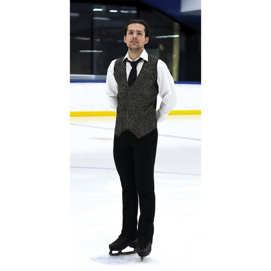 Jerry's 827 Mens Pinstripe Vest Youth Black