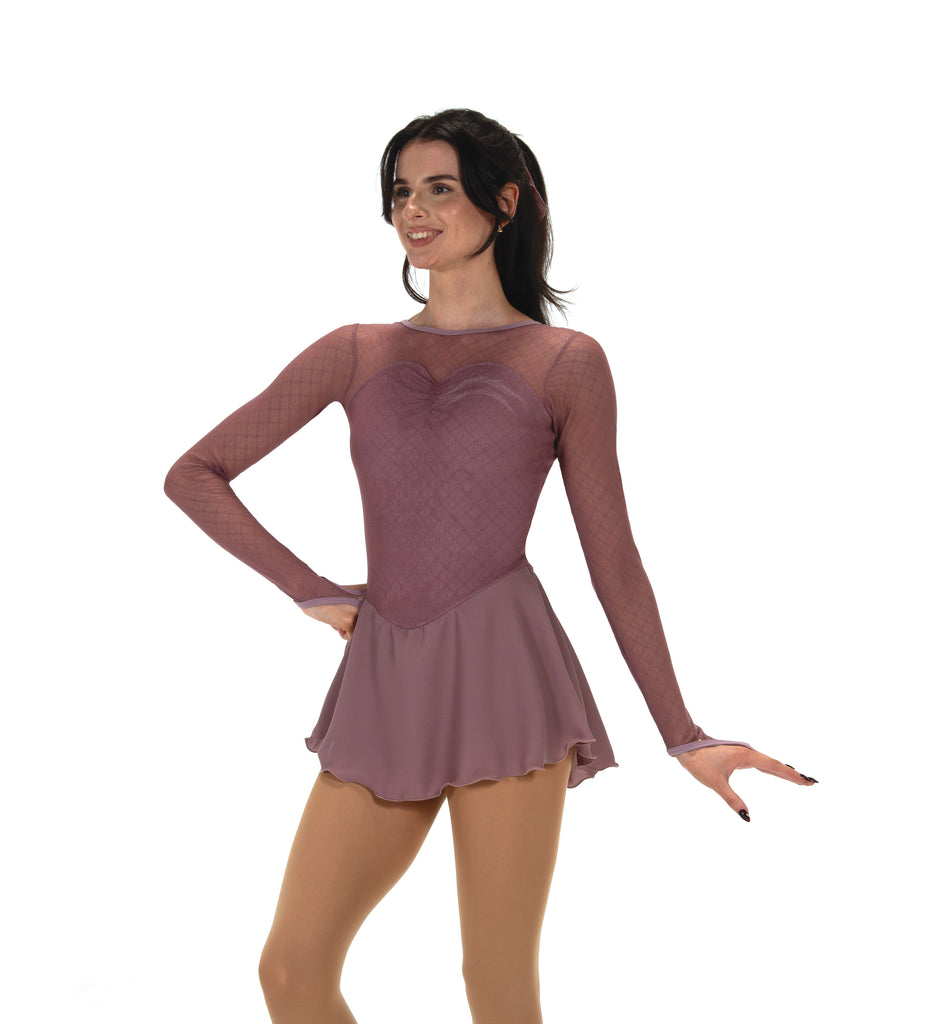 Jerry's 93 Overmesh Dress Mauve Long Sleeves