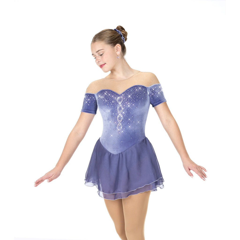 Aurora Ice AA026 Mauve Muse Dress Youth Dusty Purple Youth 12-14 Short Sleeves