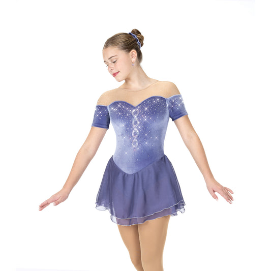 Aurora Ice AA026 Mauve Muse Dress Dusty Purple Short Sleeves