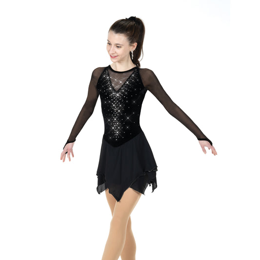 Aurora Ice AA031 Horoscope Dress Youth Black Youth 12-14 Long Sleeves