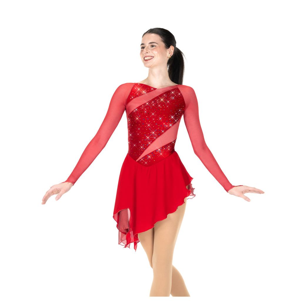 Aurora Ice AA042 Mesh & Magic Ruby Red Long Sleeve