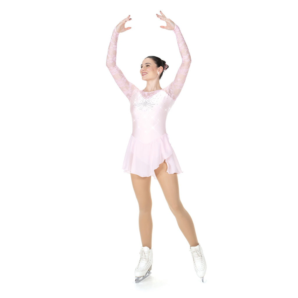 Aurora Ice AA048 Fan Favourite Dress Pale Pink Long Sleeves