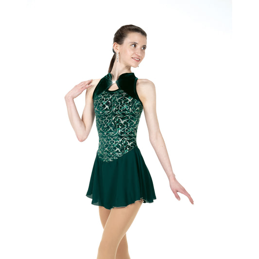 Aurora Ice AA056 Ice & Ivy Dress Deep Green Sleeveless