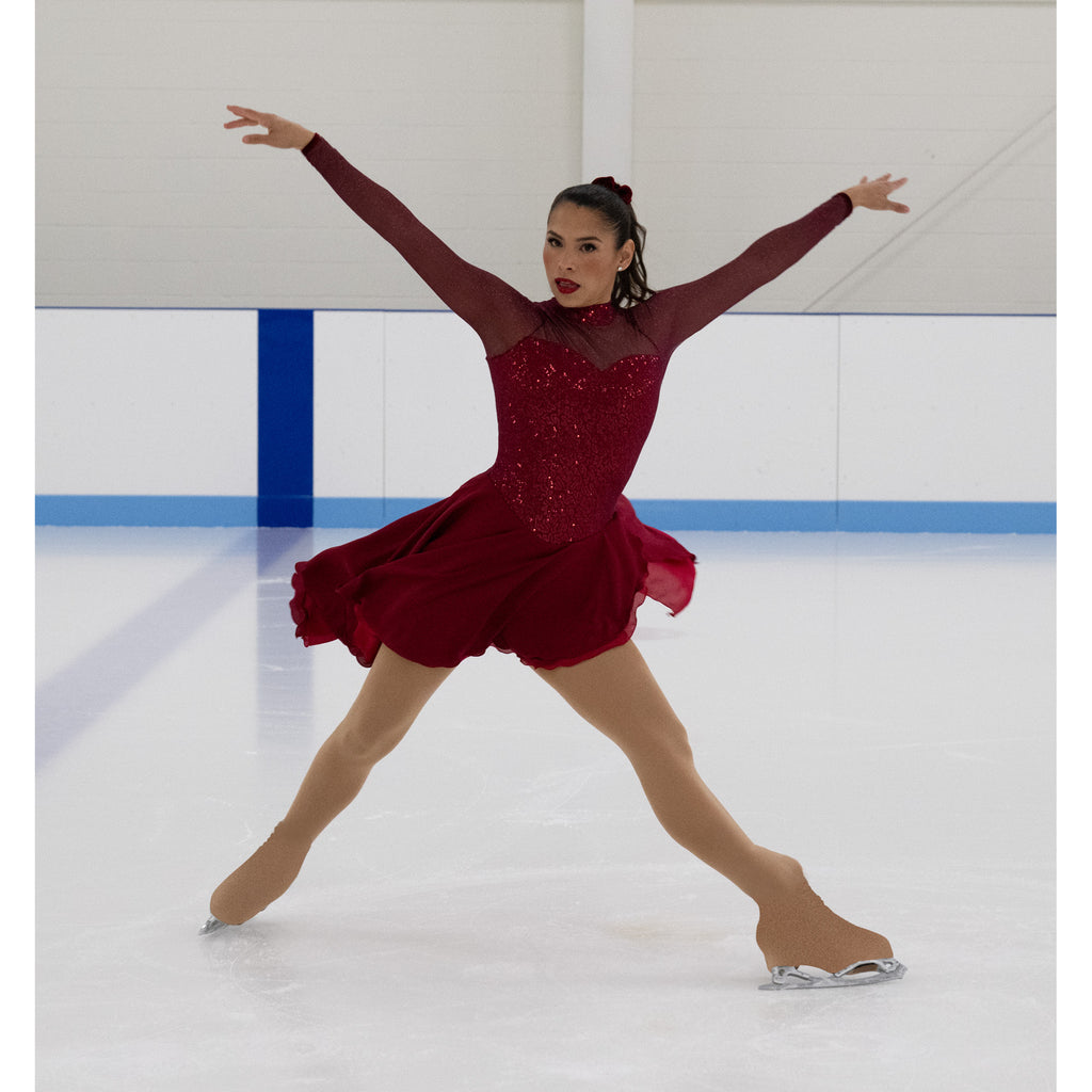 Aurora Ice AD102 Cabernet Canasta Red Long Sleeve