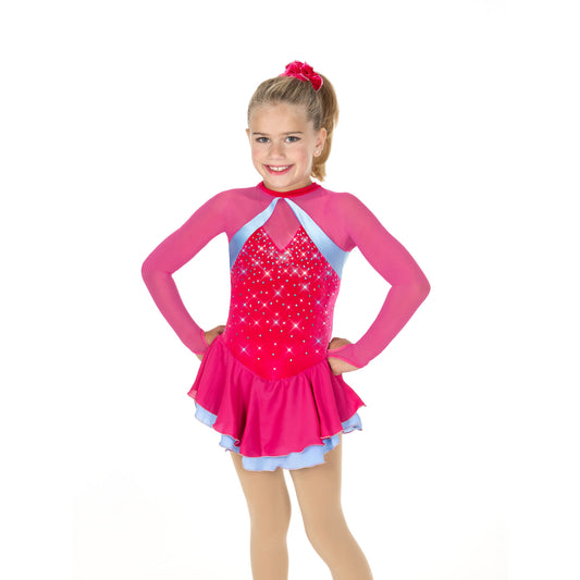 Aurora Ice AJ350 Dazzle Duo Youth Pink Blue Long Sleeve
