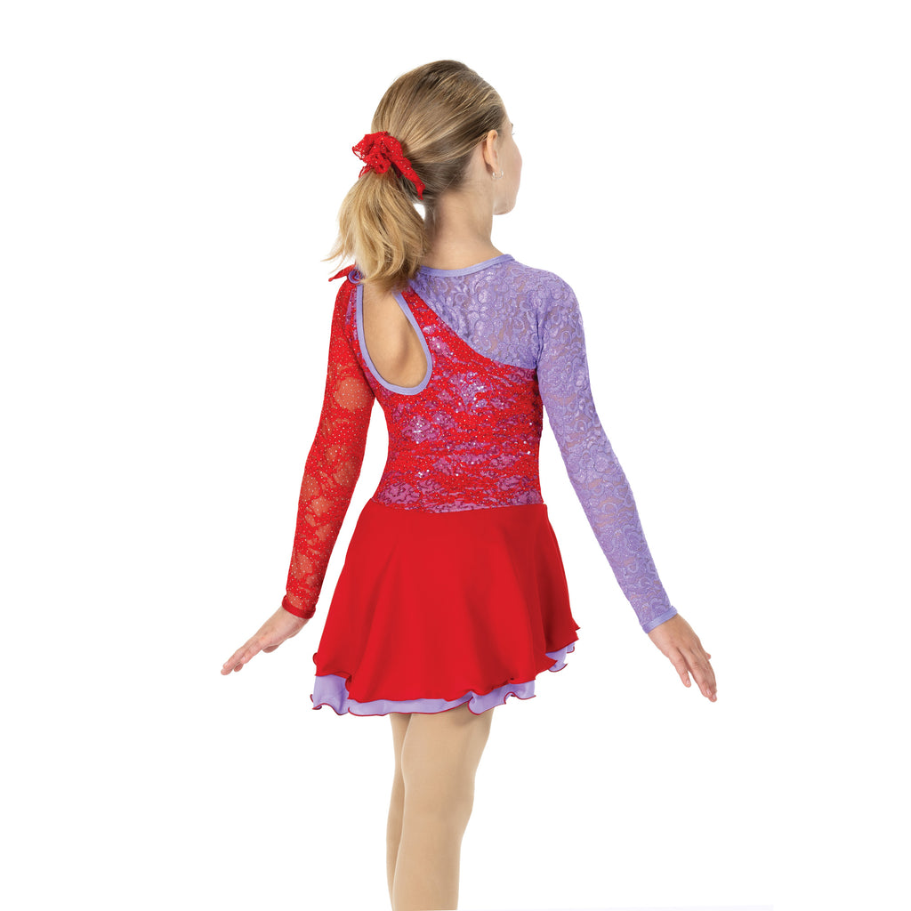 Aurora Ice AJ389 Roses and Violets Dress Youth