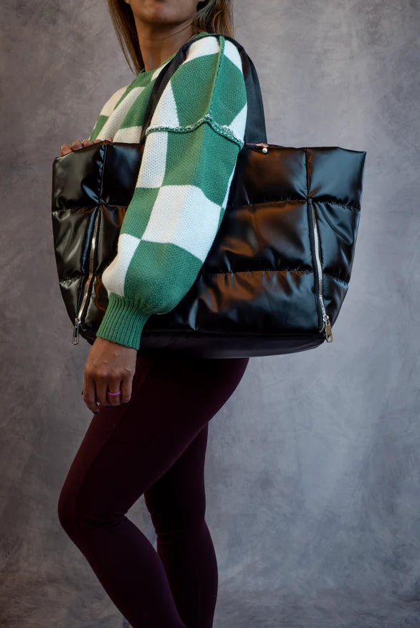 Puffy Perfect Skating Bag Black