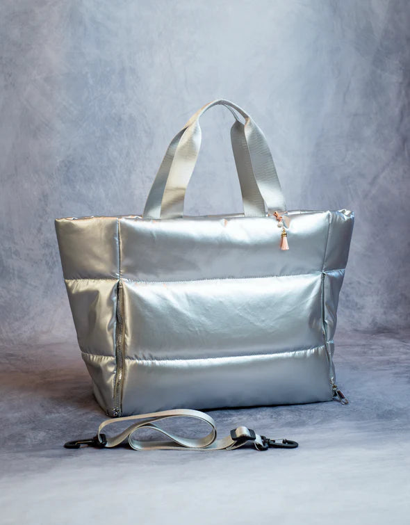 Puffy Perfect Skating Bag Silver