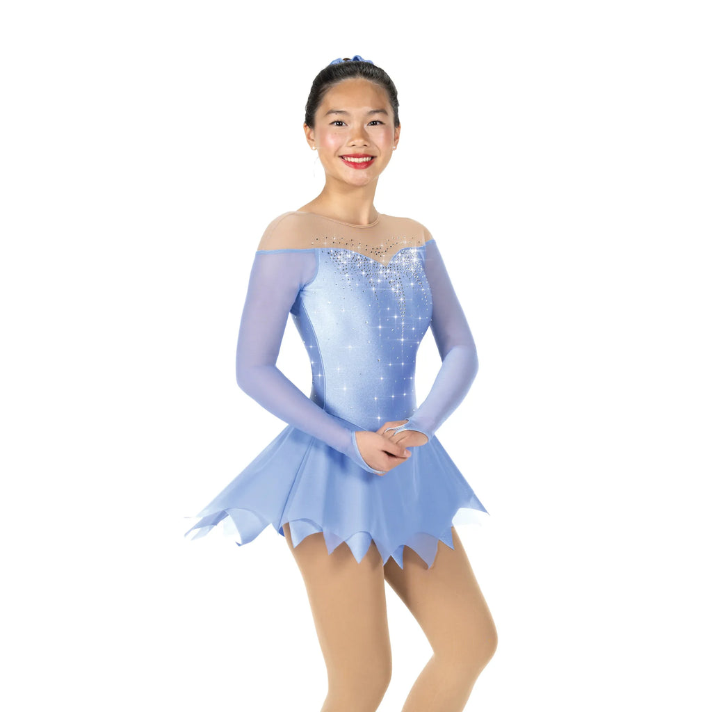 Solitaire F23023P Icicle Hem Plain Youth Periwinkle Youth 12-14