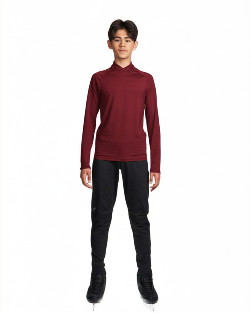 JIV Mens Shirt Fixus Youth Bordo