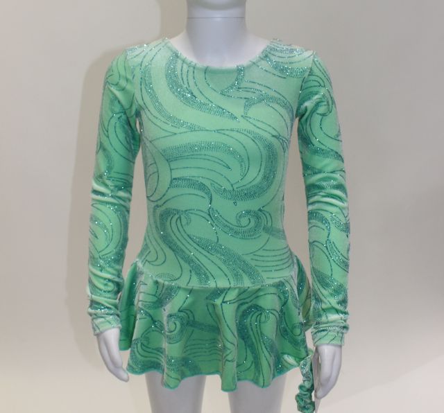 Mondor 2723 Milena Dress Youth Icy Mint Long Sleeves