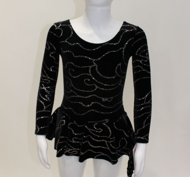 Mondor 2723 Milena Dress Youth Black Sea Long Sleeves