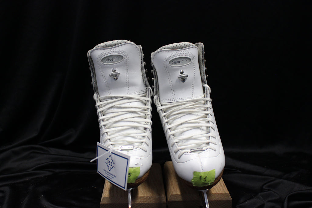 Used Skates Riedell Silver Womens 043