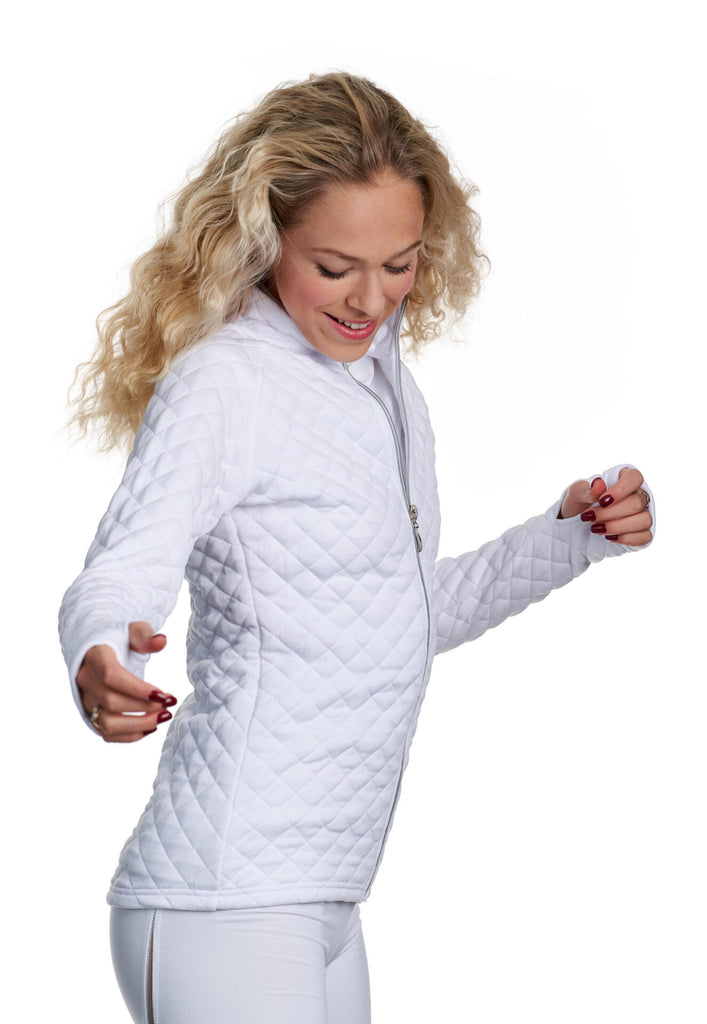 JIV Classy Jacket White Gold