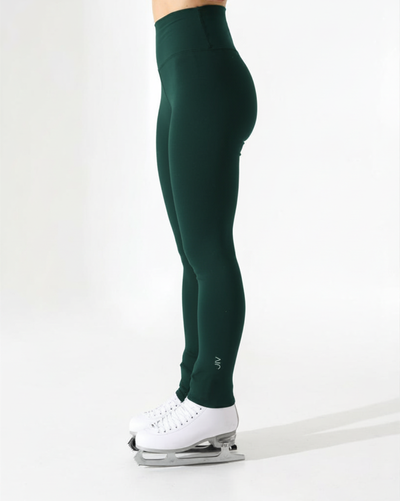 JIV Onyx Leggings Youth Dark Forest Green