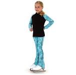 Jerry's S122 Snow Fleece Print Leggings Youth Tiffany Blue