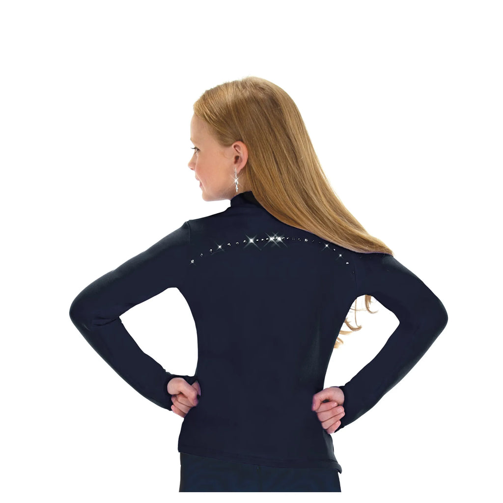 Jerry's S222 Fleece Sparkle Seam Jacket Black Adult Small
