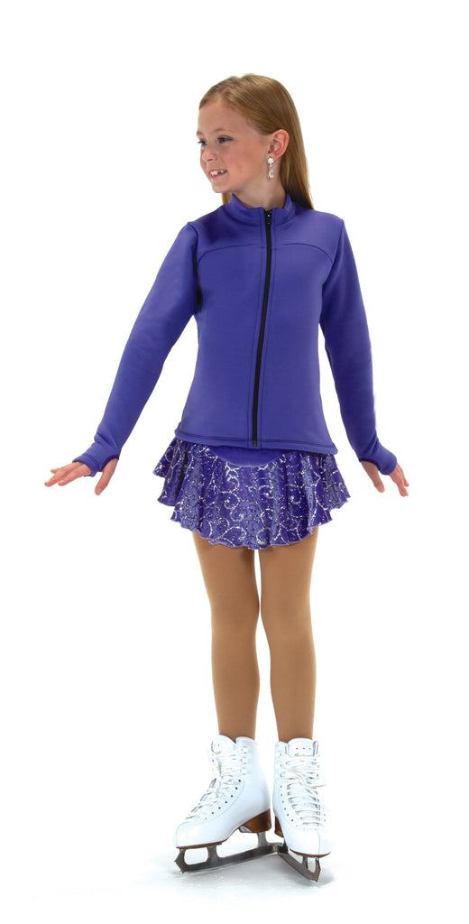 Jerry's S222 Fleece Sparkle Seam Jacket Youth Purple