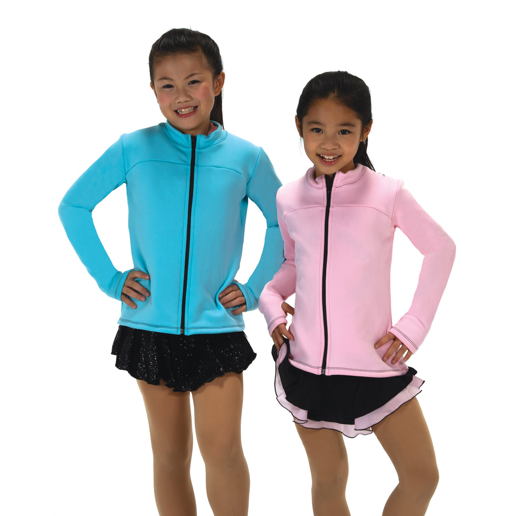 Jerry's S222 Fleece Sparkle Seam Jacket Youth Soft Pink