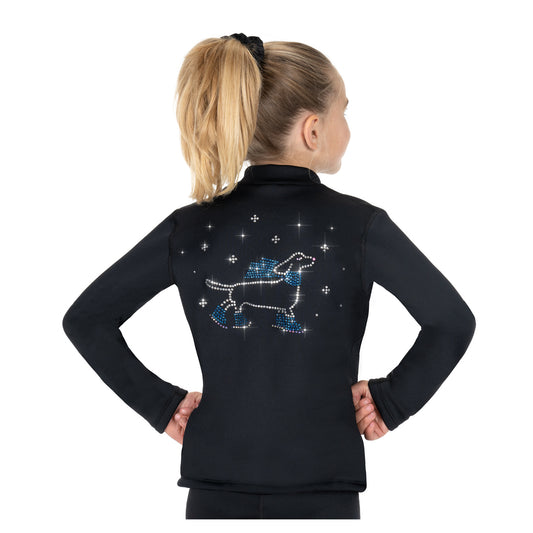 Jerry's S270 Skating Doggy Crystal Jacket Black Adult Small