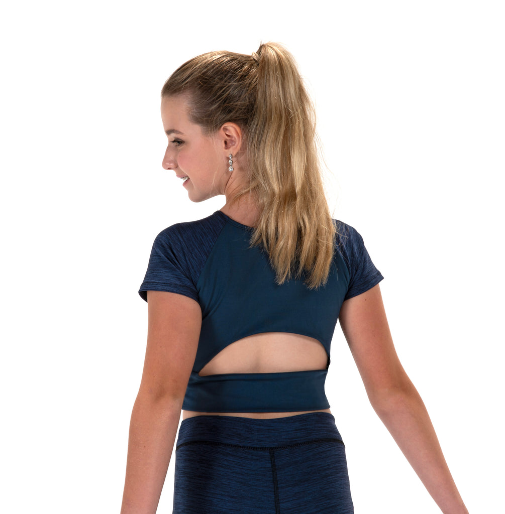 Jerry's S308 Ice Core Crescent Back Crop Top Youth