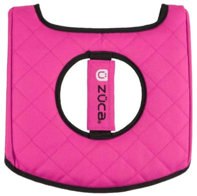 Zuca Seat Cushion Reversible Black Pink