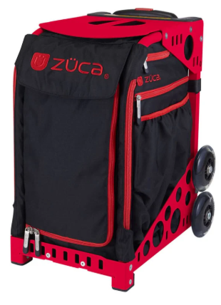 Zuca Bag Black XO Red Trim