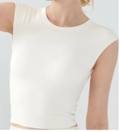 Candid Athletics Trisha Short Sleeve White Short Sleeve