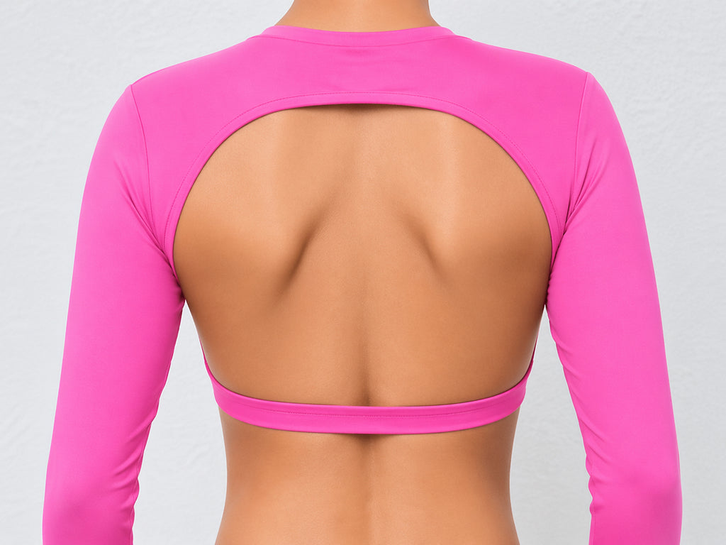 Candid Athletics Zoe Long Sleeve Bubble Gum Long Sleeve