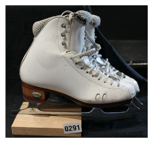 Used 291 Riedell Fusion White 5A/AA Apex Elite