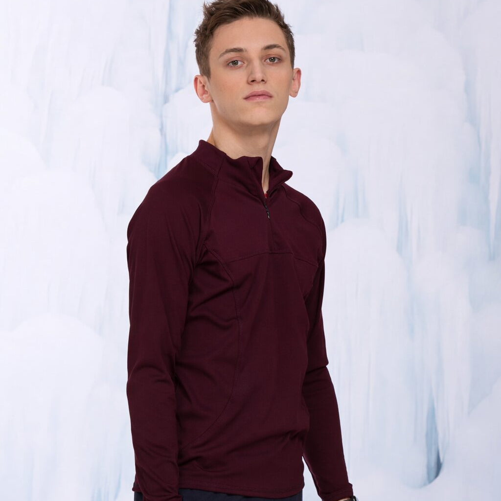 JIV Mens Shirt Thera Youth Bordo