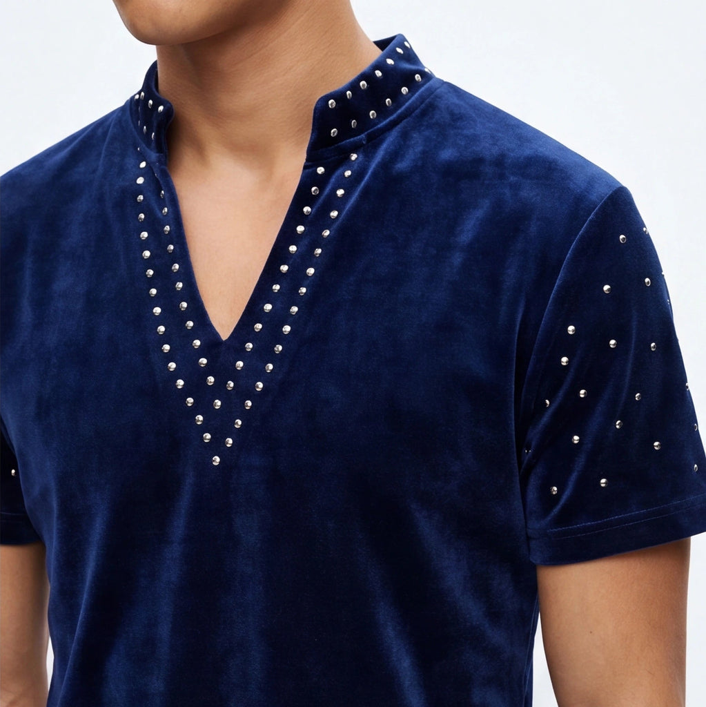 FSB Mens Top 002 Royal Blue Short Sleeve
