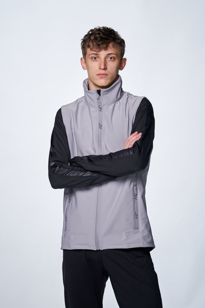 JIV Men's Vest Nordic Youth Grey