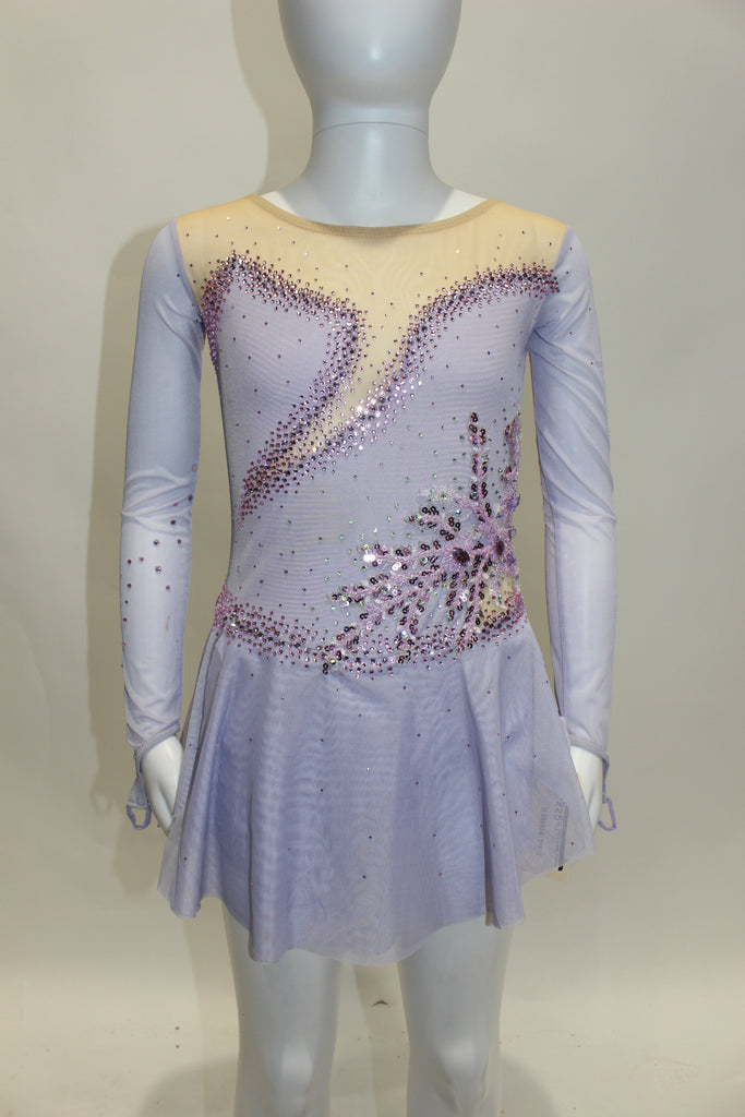 Unique Dress 504 Size youth 8-10 Purple 8-10