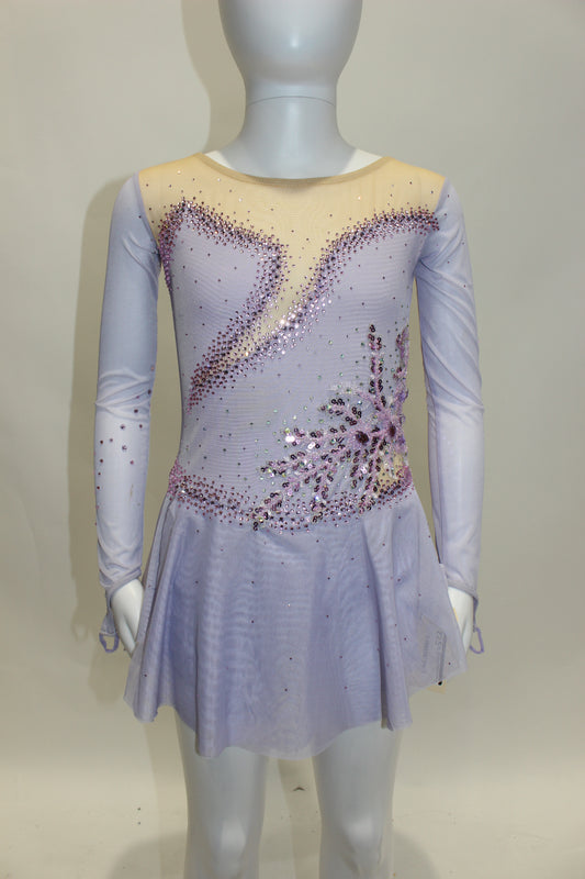 Unique Dress 504 Size youth 8-10 Purple 8-10