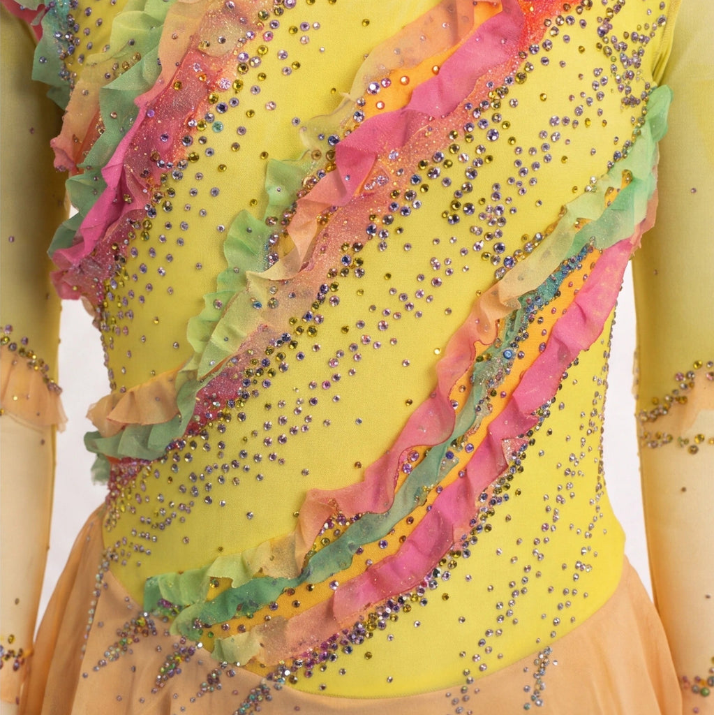Unique Dress 490 Size Youth 12-14 Yellow Youth 12-14