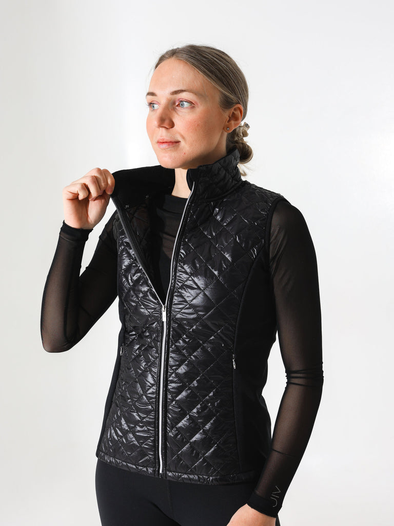 JIV Vest Fortis Youth Black Silver