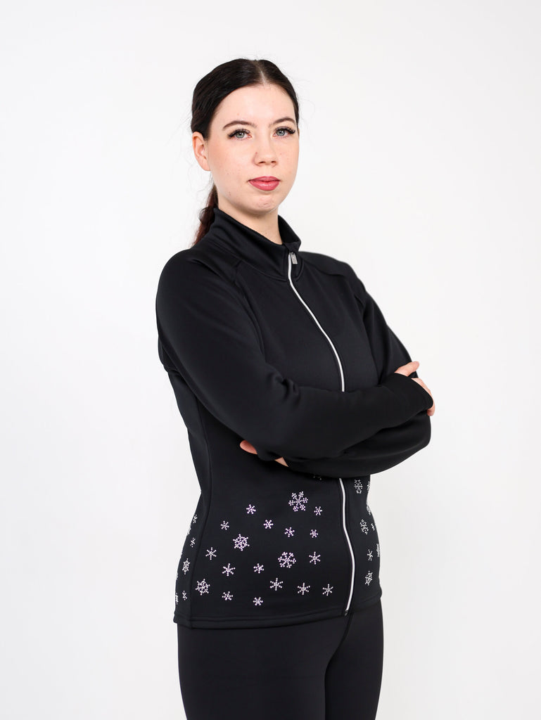 JIV Jacket Snowflakes Black